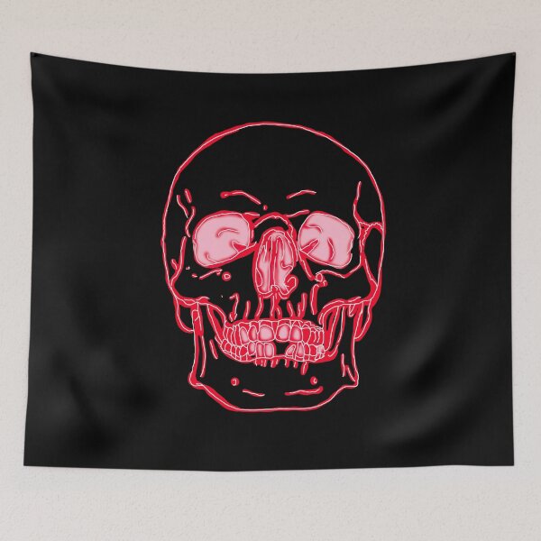 Item preview, Red Neon Skull designed and sold by Daveofthedead87.