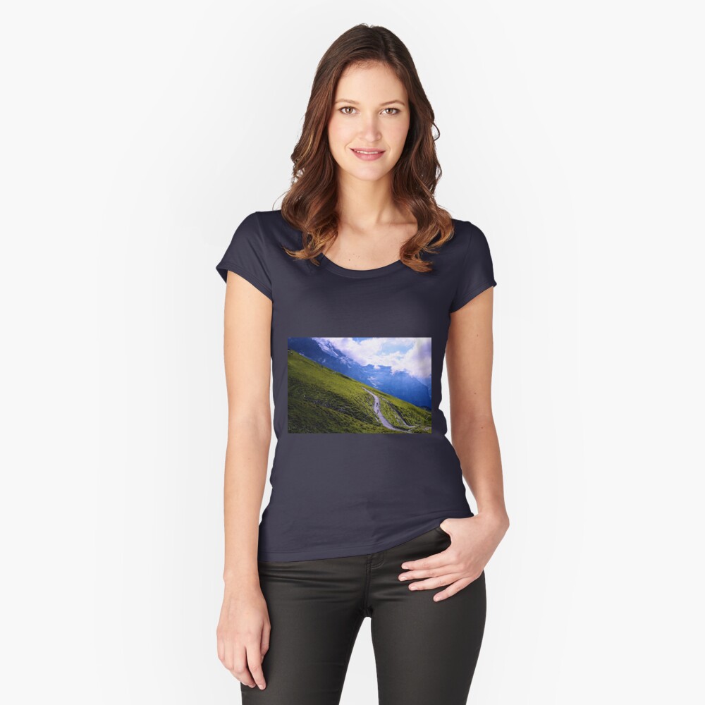 Item preview, Fitted Scoop T-Shirt designed and sold by Mallorn.