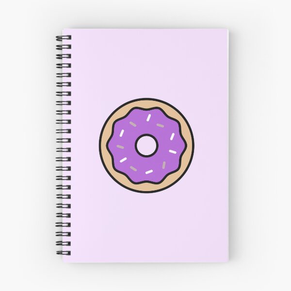 Item preview, ]Cute Purple and Grey Donut designed and sold by forkmuddies.