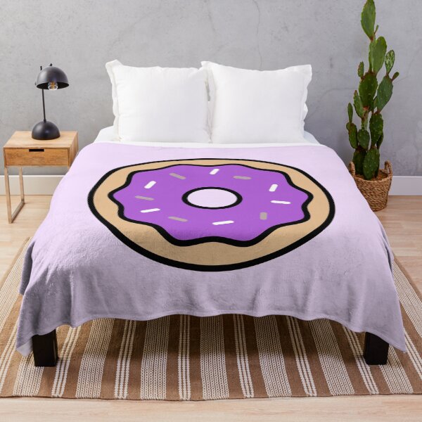 Item preview, ]Cute Purple and Grey Donut designed and sold by forkmuddies.