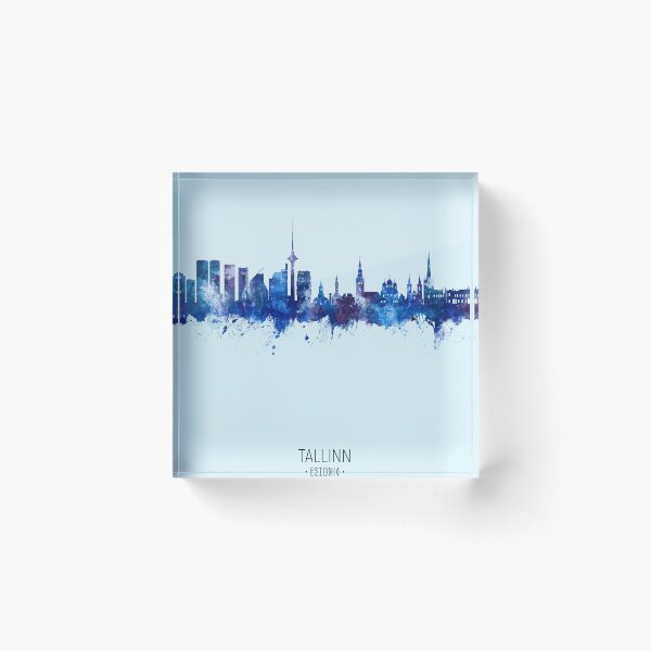 Item preview, Tallinn Estonia Skyline designed and sold by ArtPrints.