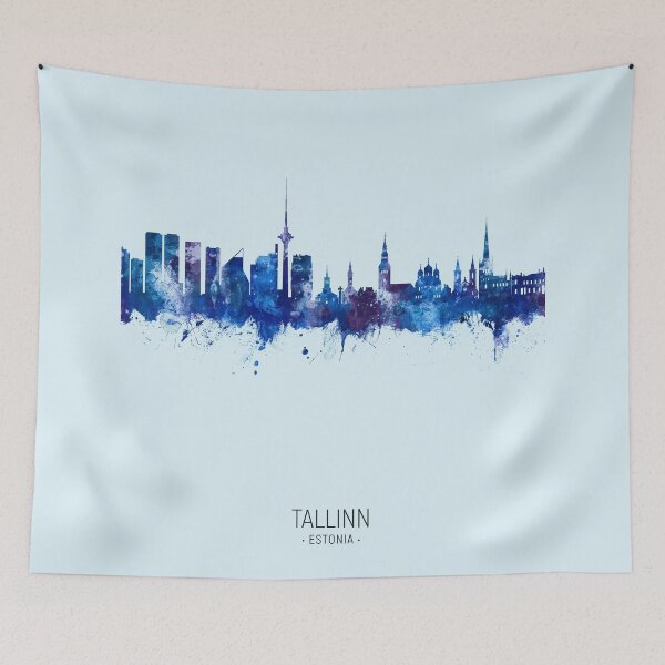 Item preview, Tallinn Estonia Skyline designed and sold by ArtPrints.