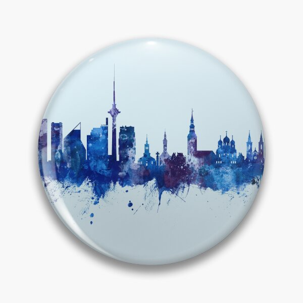 Item preview, Tallinn Estonia Skyline designed and sold by ArtPrints.