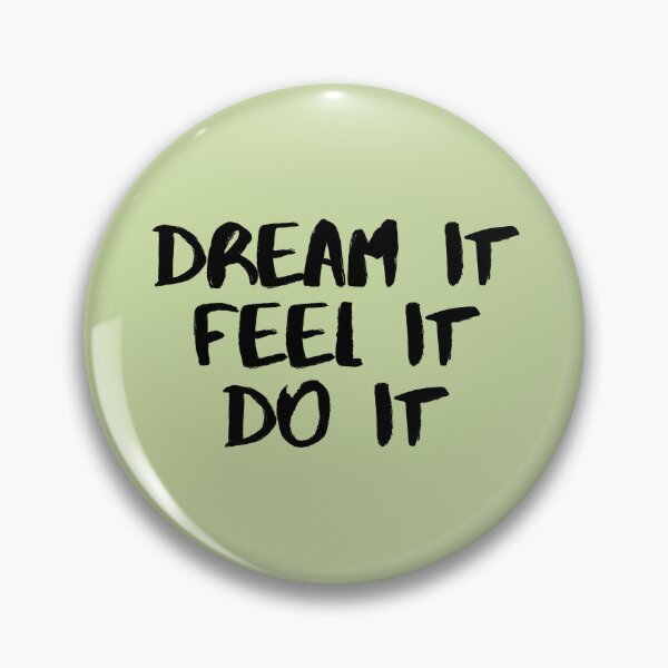 Item preview, Motivational / inspirational quote - How to reach goals - dream it, feel it, do it designed and sold by AlfabetDesign.