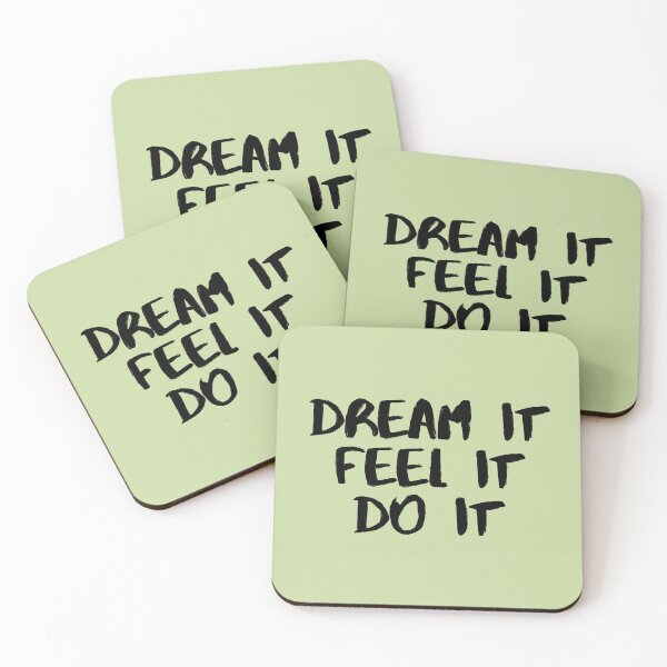 Item preview, Motivational / inspirational quote - How to reach goals - dream it, feel it, do it designed and sold by AlfabetDesign.