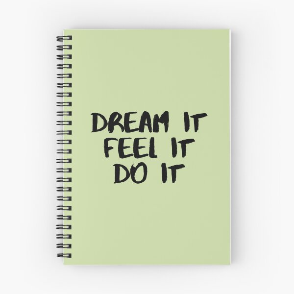 Item preview, Motivational / inspirational quote - How to reach goals - dream it, feel it, do it designed and sold by AlfabetDesign.