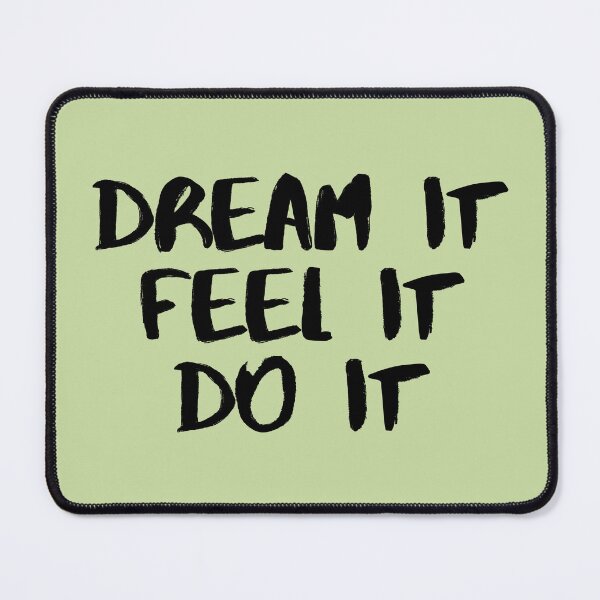 Item preview, Motivational / inspirational quote - How to reach goals - dream it, feel it, do it designed and sold by AlfabetDesign.