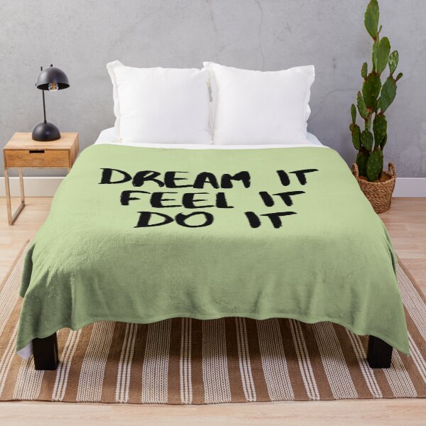 Item preview, Motivational / inspirational quote - How to reach goals - dream it, feel it, do it designed and sold by AlfabetDesign.