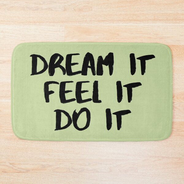 Item preview, Motivational / inspirational quote - How to reach goals - dream it, feel it, do it designed and sold by AlfabetDesign.