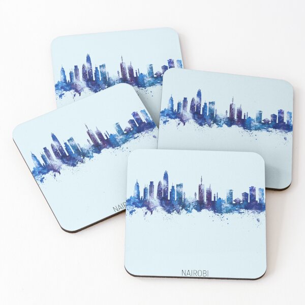 Item preview, Nairobi Kenya Skyline designed and sold by ArtPrints.