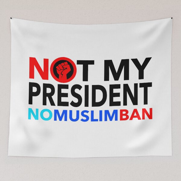 Item preview, NO Muslim BAN designed and sold by Thelittlelord.