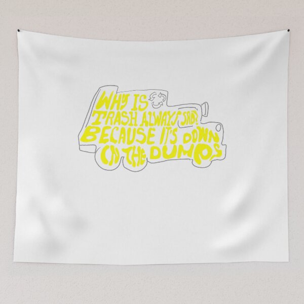 Item preview, Why is trash always sad Design for a Garbage Man designed and sold by sebastian3210.