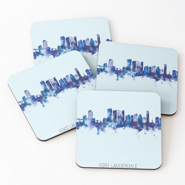 Item preview, Fort Lauderdale Florida Skyline designed and sold by ArtPrints.