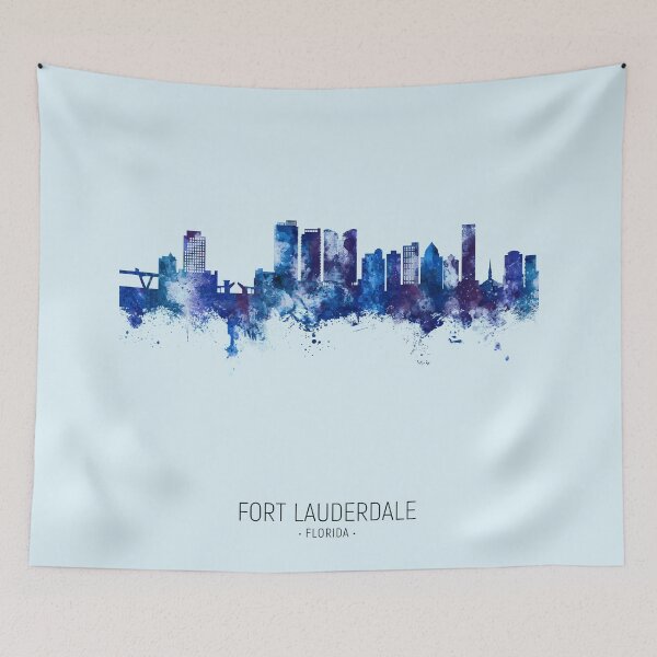 Item preview, Fort Lauderdale Florida Skyline designed and sold by ArtPrints.