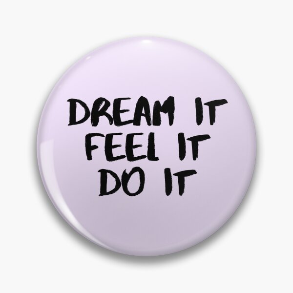 Item preview, Motivational / inspirational quote - How to reach goals - dream it, feel it, do it designed and sold by AlfabetDesign.