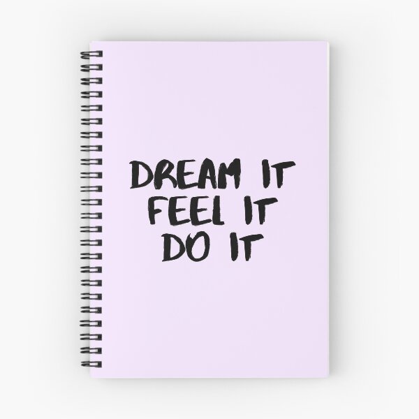 Item preview, Motivational / inspirational quote - How to reach goals - dream it, feel it, do it designed and sold by AlfabetDesign.