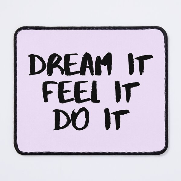 Item preview, Motivational / inspirational quote - How to reach goals - dream it, feel it, do it designed and sold by AlfabetDesign.
