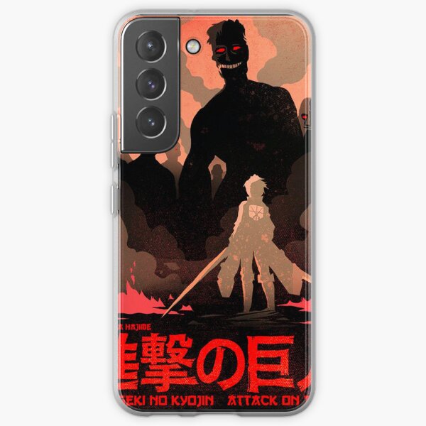 Shingeki no kyojin Funda blanda para Samsung Galaxy