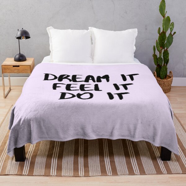 Item preview, Motivational / inspirational quote - How to reach goals - dream it, feel it, do it designed and sold by AlfabetDesign.