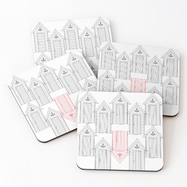 Item preview, Beach Huts designed and sold by schierneckeretc.