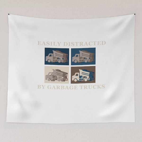 Item preview, Easily distracted by Garbage Trucks Design designed and sold by sebastian3210.