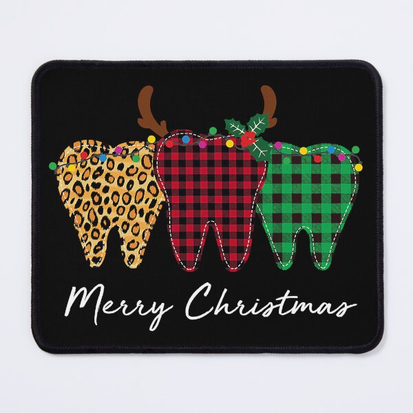 Item preview, Buffalo Plaid Teeth Dental Squad Dentist Santa Christmas designed and sold by norwoodcarney.