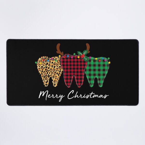 Item preview, Buffalo Plaid Teeth Dental Squad Dentist Santa Christmas designed and sold by norwoodcarney.