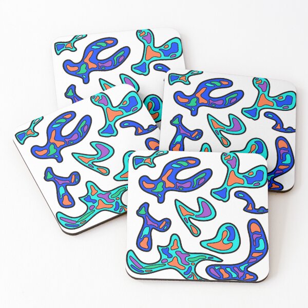 Item preview, amoeba blue designed and sold by d-w-h design.