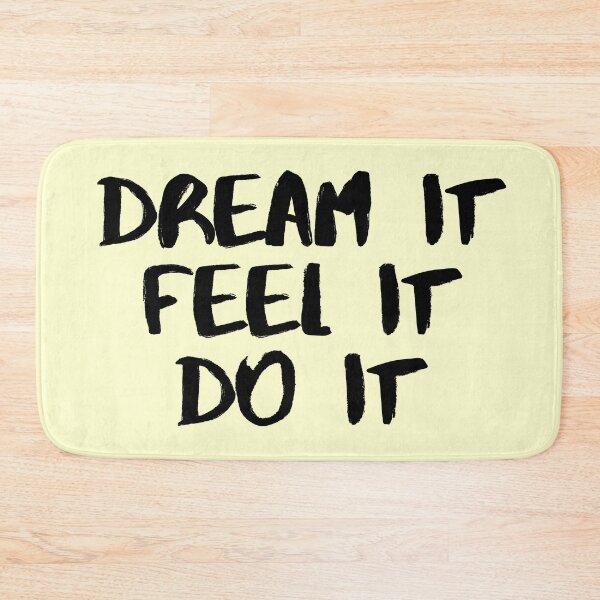 Item preview, Motivational / inspirational quote - How to reach goals - dream it, feel it, do it designed and sold by AlfabetDesign.