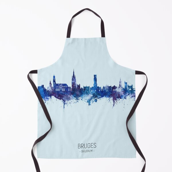 Item preview, Bruges Belgium Skyline designed and sold by ArtPrints.
