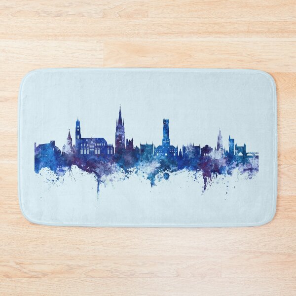 Item preview, Bruges Belgium Skyline designed and sold by ArtPrints.