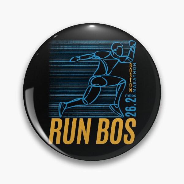 Item preview, Run BOS Boston Marathon Runner designed and sold by dass-art.