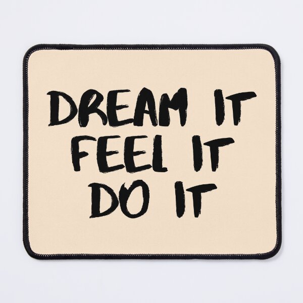 Item preview, Motivational / inspirational quote - How to reach goals - dream it, feel it, do it designed and sold by AlfabetDesign.