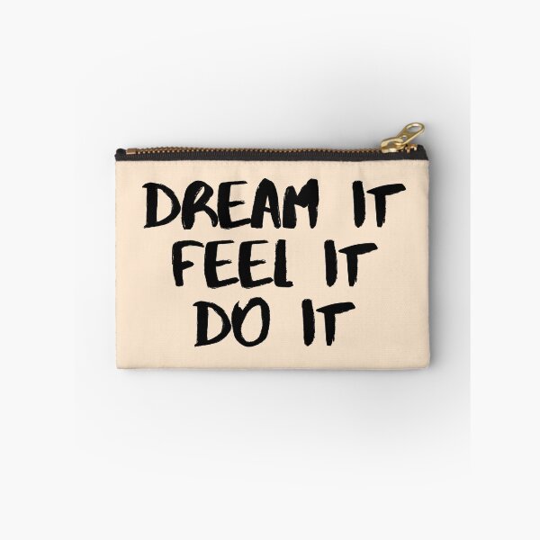 Item preview, Motivational / inspirational quote - How to reach goals - dream it, feel it, do it designed and sold by AlfabetDesign.