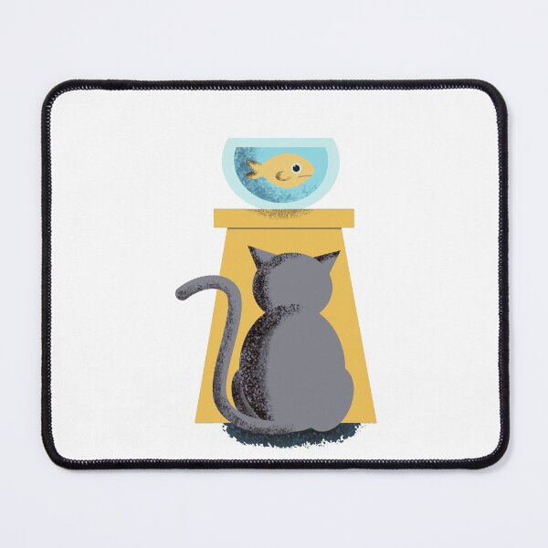 Item preview, cat and fish designed and sold by BuonArt.