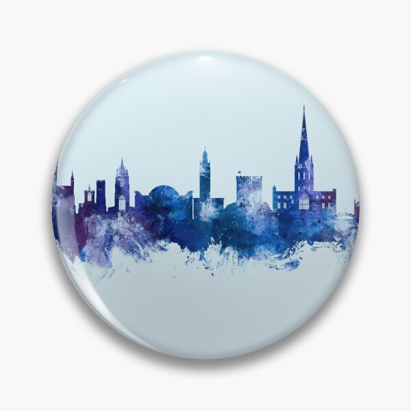 Artikelvorschau, Norwich England Skyline entworfen und verkauft von ArtPrints.