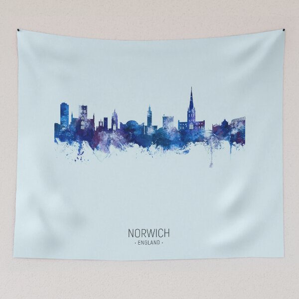Item preview, Norwich England Skyline designed and sold by ArtPrints.
