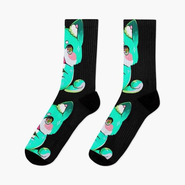 Item preview, Cartoon Cat With Food, Cute Cat, Watermelon, Turquoise. designed and sold by Maculele.