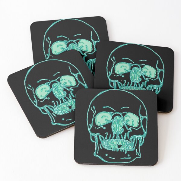 Item preview, Green Neon Skull designed and sold by Daveofthedead87.