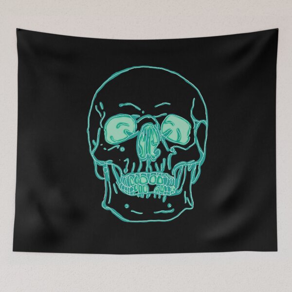 Item preview, Green Neon Skull designed and sold by Daveofthedead87.