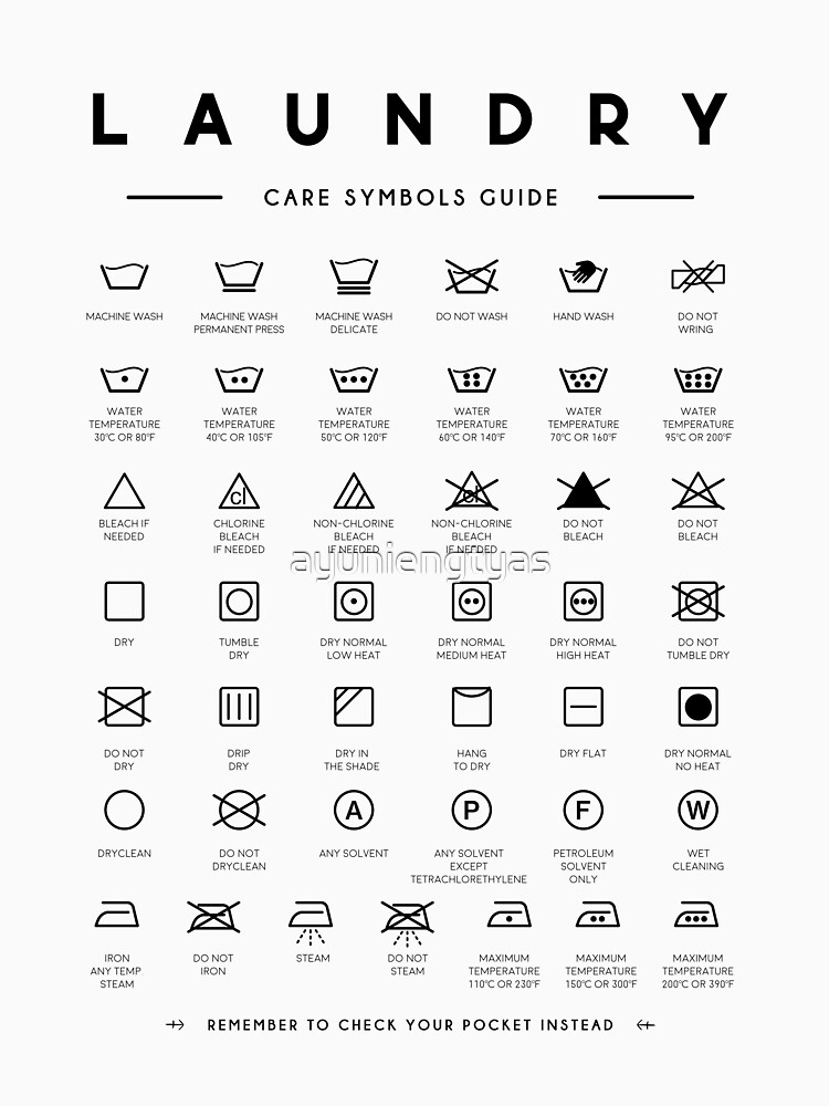 Essential Laundry Symbols You Have To Know 
