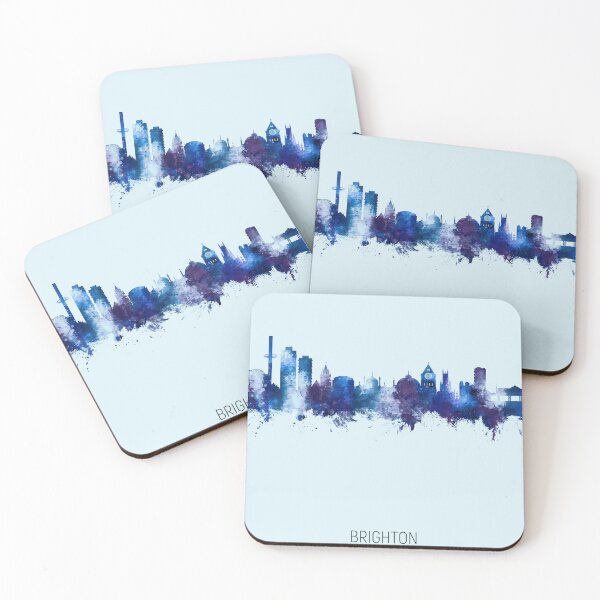 Item preview, Brighton England Skyline designed and sold by ArtPrints.