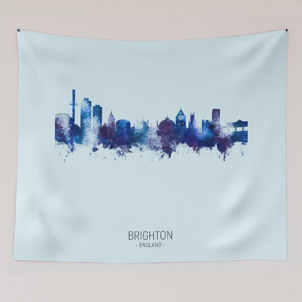 Artikelvorschau, Brighton England Skyline entworfen und verkauft von ArtPrints.