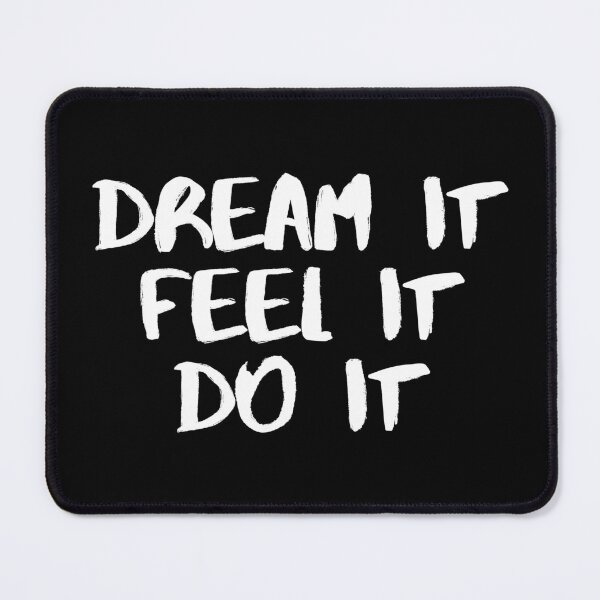 Item preview, Motivational / inspirational quote - How to reach goals - dream it, feel it, do it designed and sold by AlfabetDesign.