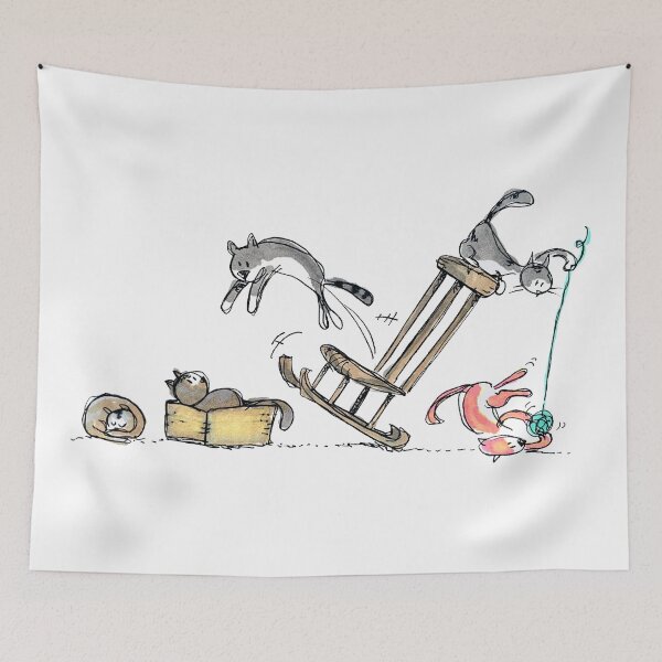 Item preview, house cats designed and sold by BuonArt.