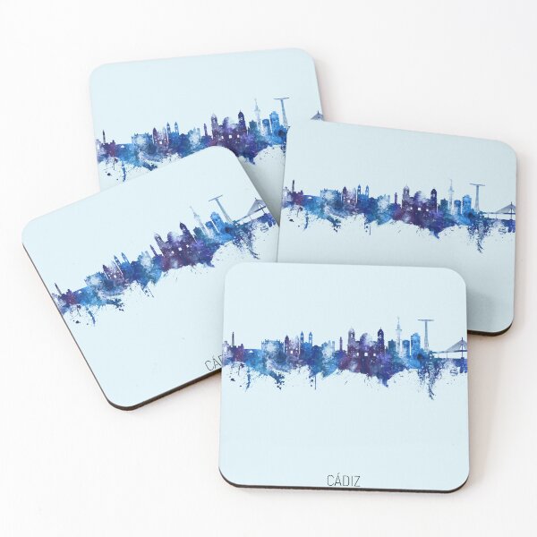 Item preview, Cádiz Spain Skyline designed and sold by ArtPrints.