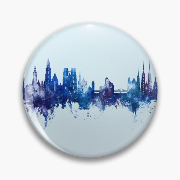 Item preview, Wroclaw Poland Skyline designed and sold by ArtPrints.