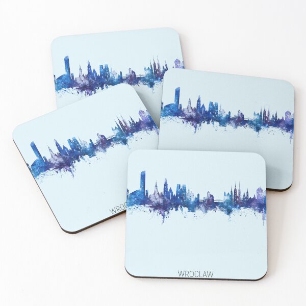 Item preview, Wroclaw Poland Skyline designed and sold by ArtPrints.