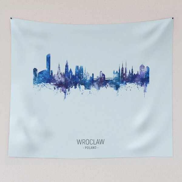 Item preview, Wroclaw Poland Skyline designed and sold by ArtPrints.