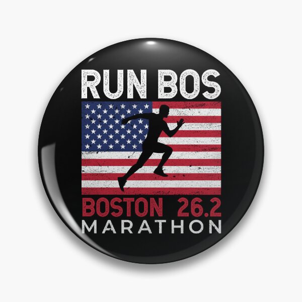 Item preview, Boston Marathon Runner Vintage US American Flag designed and sold by dass-art.